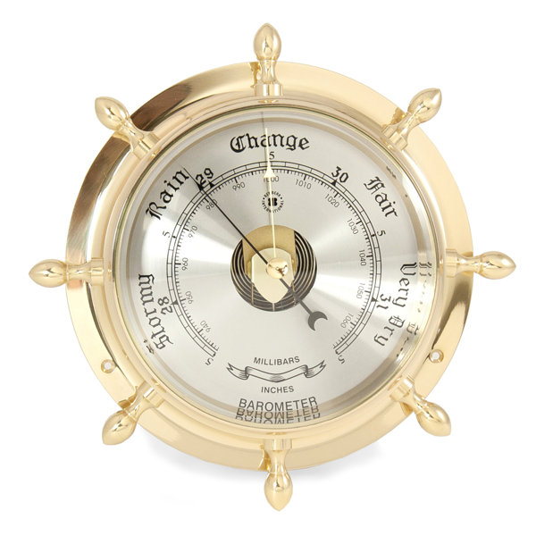 Longshore Tides Nevarez 9.5'' Barometer Wayfair